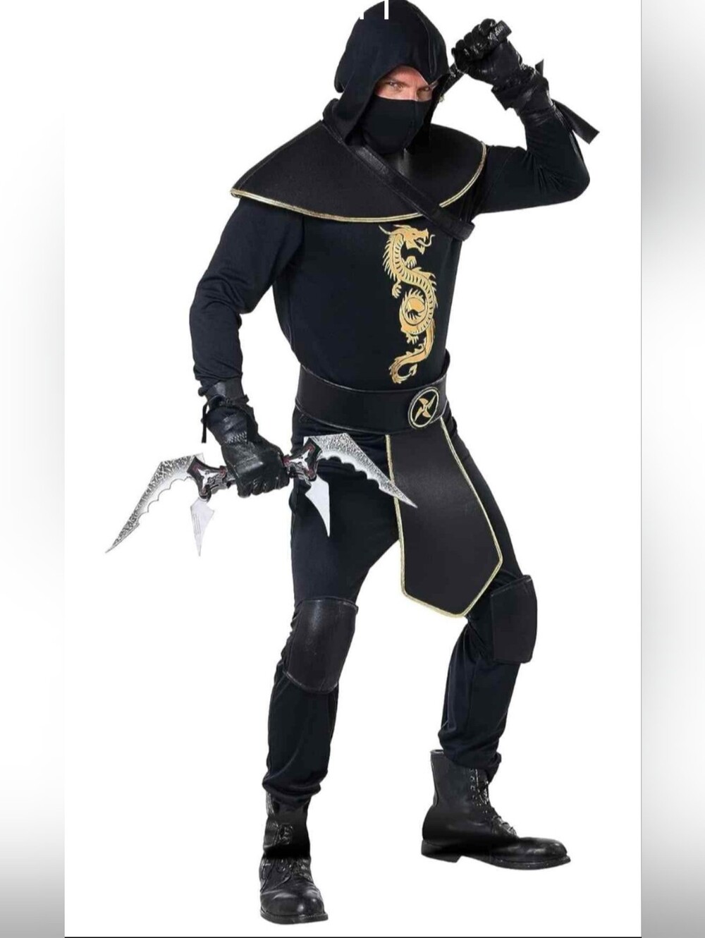 Men's Cosplay Ninja Assassin Costume-XL